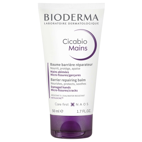 BIODERMA Cicabio Mains atkuriamasis rankų balzamas, 50ml