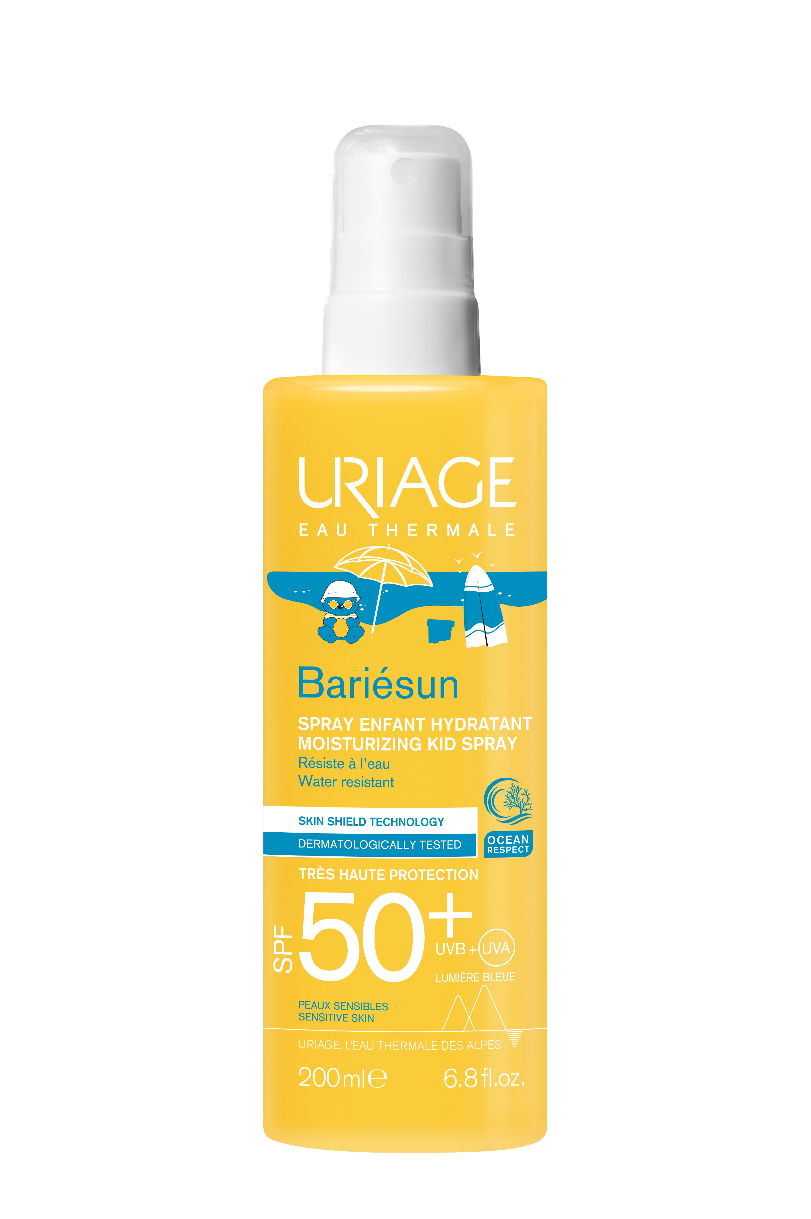 URIAGE purškalas veidui ir kūnui KIDS Bariesun SPF50+,  200ml -  2