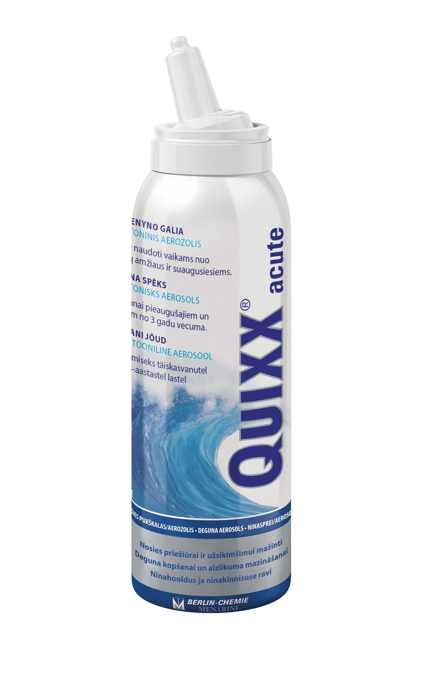 QUIXX® hipertoninis jūros vandens nosies purškalas ACUTE, 100ml